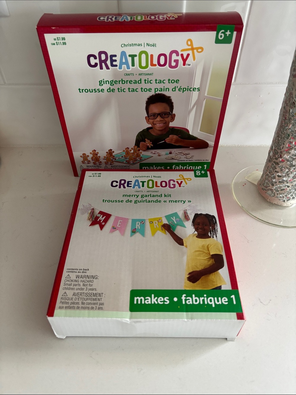 Creatology Christmas Merry Garland Kit in Red and White